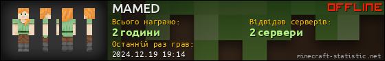 Юзербар 560x90 для MAMED