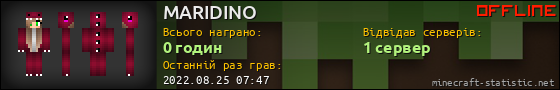 Юзербар 560x90 для MARIDINO