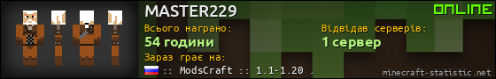 Юзербар 560x90 для MASTER229