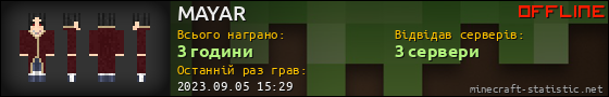 Юзербар 560x90 для MAYAR