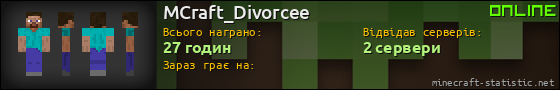 Юзербар 560x90 для MCraft_Divorcee