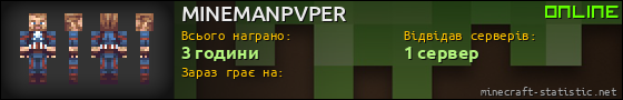 Юзербар 560x90 для MINEMANPVPER