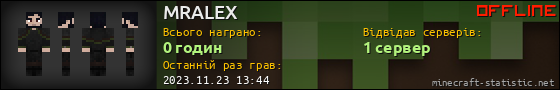Юзербар 560x90 для MRALEX