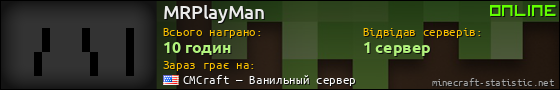 Юзербар 560x90 для MRPlayMan