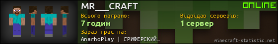 Юзербар 560x90 для MR___CRAFT