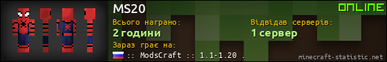 Юзербар 560x90 для MS20