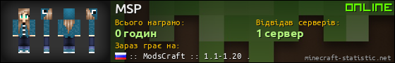 Юзербар 560x90 для MSP