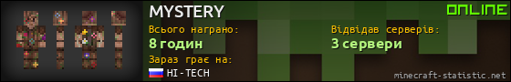 Юзербар 560x90 для MYSTERY