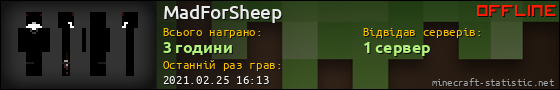 Юзербар 560x90 для MadForSheep