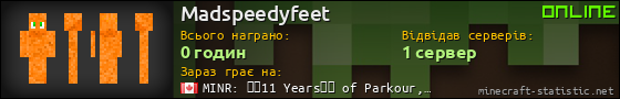 Юзербар 560x90 для Madspeedyfeet