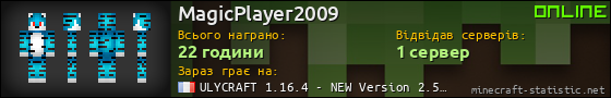 Юзербар 560x90 для MagicPlayer2009