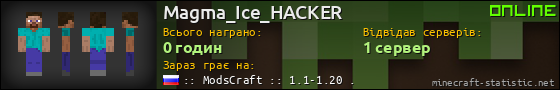 Юзербар 560x90 для Magma_Ice_HACKER