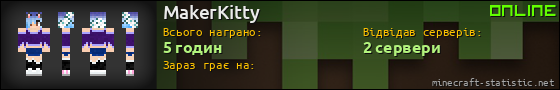 Юзербар 560x90 для MakerKitty