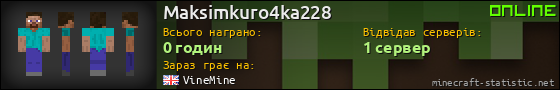 Юзербар 560x90 для Maksimkuro4ka228