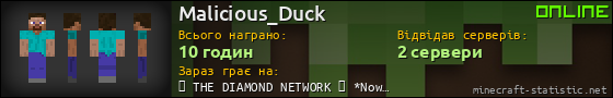 Юзербар 560x90 для Malicious_Duck