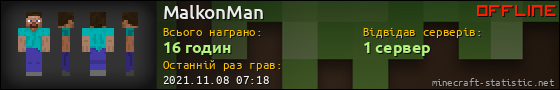 Юзербар 560x90 для MalkonMan