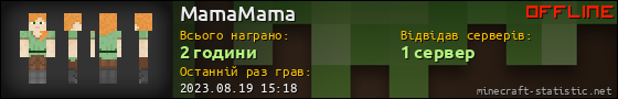 Юзербар 560x90 для MamaMama