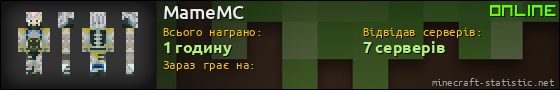 Юзербар 560x90 для MameMC