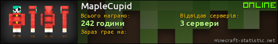 Юзербар 560x90 для MapleCupid