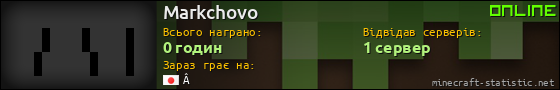 Юзербар 560x90 для Markchovo