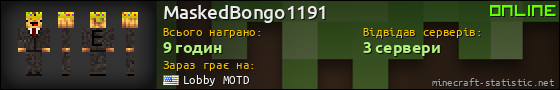 Юзербар 560x90 для MaskedBongo1191