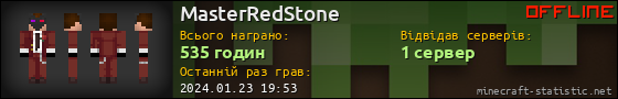 Юзербар 560x90 для MasterRedStone