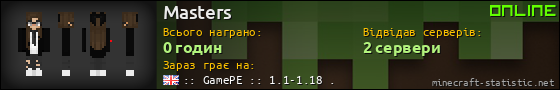 Юзербар 560x90 для Masters
