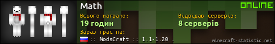 Юзербар 560x90 для Math