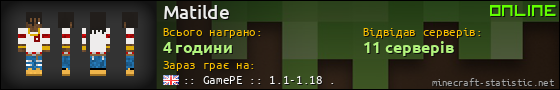 Юзербар 560x90 для Matilde