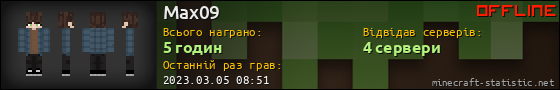 Юзербар 560x90 для Max09
