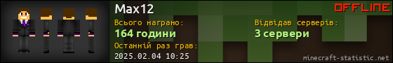 Юзербар 560x90 для Max12