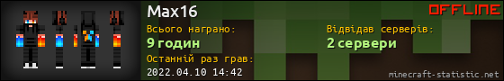 Юзербар 560x90 для Max16