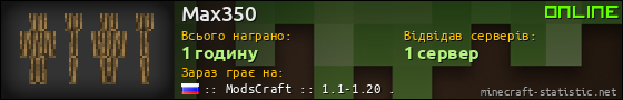 Юзербар 560x90 для Max350