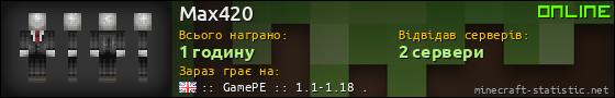 Юзербар 560x90 для Max420