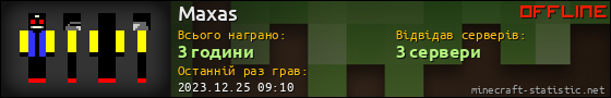 Юзербар 560x90 для Maxas