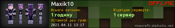 Юзербар 560x90 для Maxik10