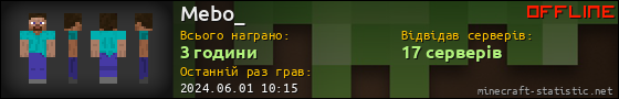 Юзербар 560x90 для Mebo_