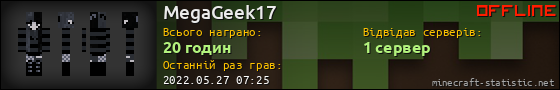 Юзербар 560x90 для MegaGeek17
