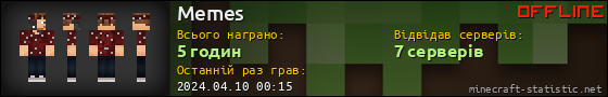 Юзербар 560x90 для Memes