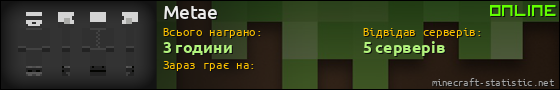 Юзербар 560x90 для Metae