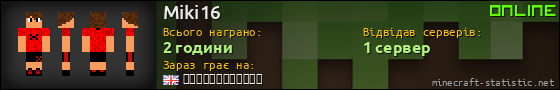 Юзербар 560x90 для Miki16