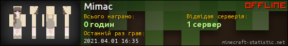 Юзербар 560x90 для Mimac