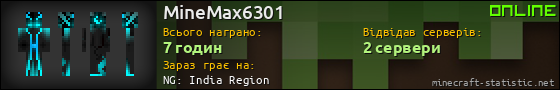 Юзербар 560x90 для MineMax6301