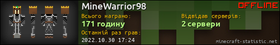 Юзербар 560x90 для MineWarrior98