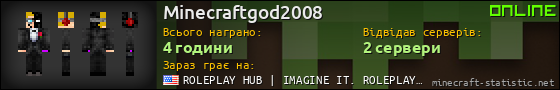 Юзербар 560x90 для Minecraftgod2008