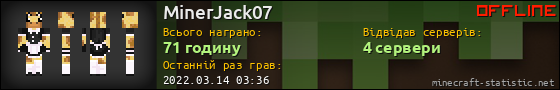 Юзербар 560x90 для MinerJack07