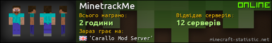 Юзербар 560x90 для MinetrackMe