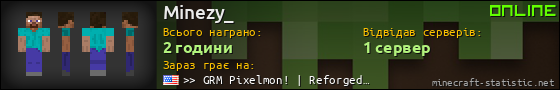 Юзербар 560x90 для Minezy_