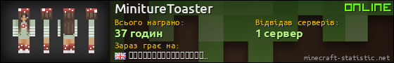 Юзербар 560x90 для MinitureToaster