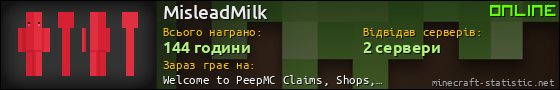 Юзербар 560x90 для MisleadMilk